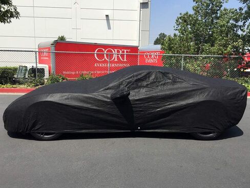 CarsCover Custom Fit C6 2005-2013 Chevy Corvette Car Cover for 5 Layer Heavy Duty Waterproof Black Ultrashield in Saudi Arabia