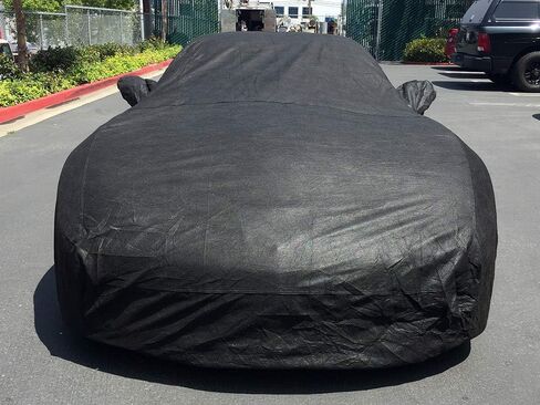 CarsCover Custom Fit C6 2005-2013 Chevy Corvette Car Cover for 5 Layer Heavy Duty Waterproof Black Ultrashield in Saudi Arabia