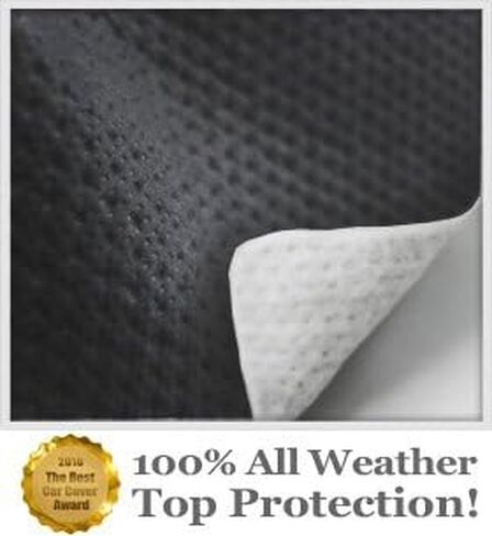 CarsCover Custom Fit C6 2005-2013 Chevy Corvette Car Cover for 5 Layer Heavy Duty Waterproof Black Ultrashield in Saudi Arabia