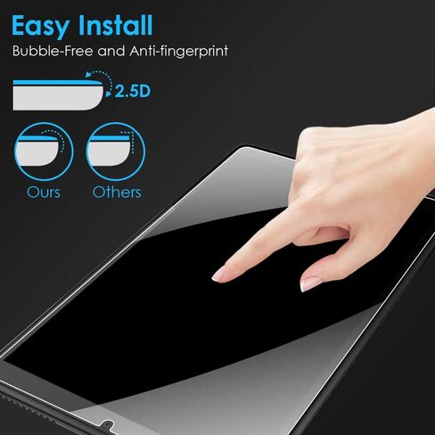 【2-PACK】DETUOSI Screen Protector for Lenovo Tab M8 4th Gen 2023 (TB-300FU), Smart Tab M8 LTE 3rd Gen 2022 (TB-8506FS), Tab M8 FHD 2nd Gen 2020 (TB-8705F), Tab M8 HD 1st Gen 2019 (TB-8505F) Glass Film in Saudi Arabia