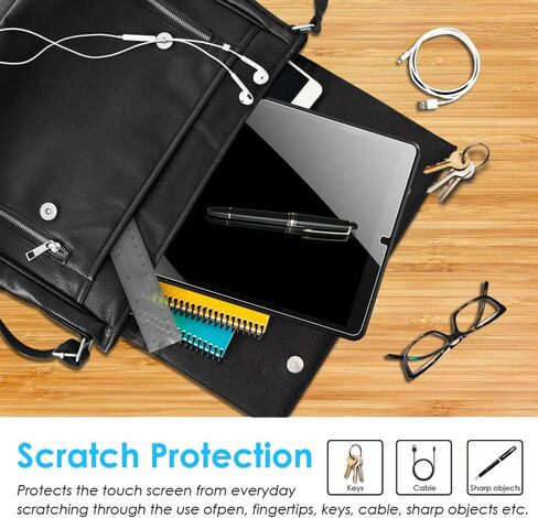 【2-PACK】DETUOSI Screen Protector for Lenovo Tab M8 4th Gen 2023 (TB-300FU), Smart Tab M8 LTE 3rd Gen 2022 (TB-8506FS), Tab M8 FHD 2nd Gen 2020 (TB-8705F), Tab M8 HD 1st Gen 2019 (TB-8505F) Glass Film in Saudi Arabia
