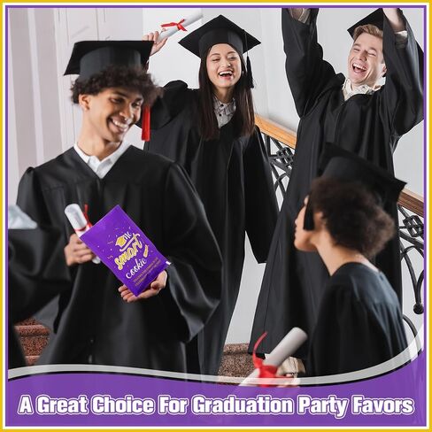 MotiMind 200 Pcs Graduation Candy Cookie Gift Bags Graduation Cookie Bags Self Adhesive Graduation Party Favors Congrats Grad Buffet Treat Bags for Graduation Party Decoration(Black) in Saudi Arabia