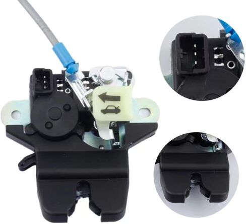 81230-D4000 Kia Optima Rear Back Door Hatch Lock Assembly، 81230-D4000 مزلاج صندوق السيارة لكيا أوبتيما LX EX 2016 2017 2018 2019 2020 1.6 2.0 2.4L غطاء صندوق السيارة الخلفي مزلاج قفل المحرك يستبدل in Kuwait