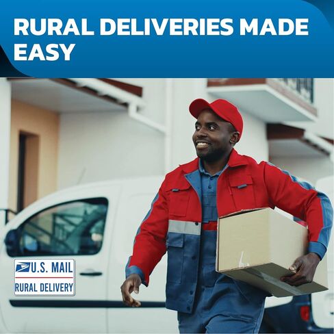 (3 Pack) U.S. Mail Rural Delivery Driver Magnet Sign - USPS Driver Heavy Duty Magnet Print - (2) 12" x 8" and (1) 11" x 3" - Strong Magnet Material - 30 Mil Thickness - Made in USA in Saudi Arabia