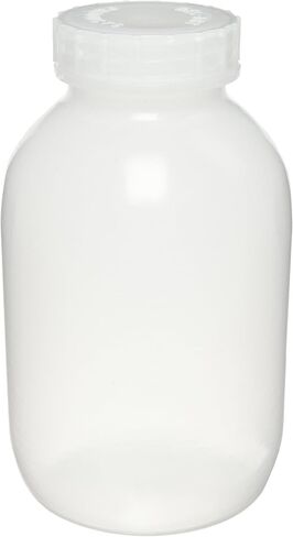 SP Bel-Art Wide-Mouth 1 L (1 qt) Polypropylene Mason Jars (Pack of 6) (F10914-0000) in Saudi Arabia