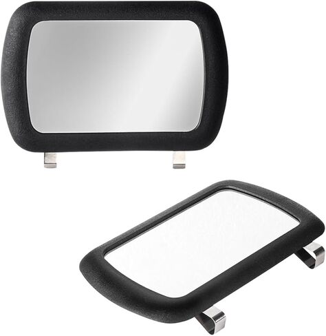 قطعتان من مرآة الزينة الواقية من الشمس للسيارة، مرآة تجميل لتظليل الشمس للرؤية الخلفية مع زجاج عالي الدقة، مرآة مكياج أوتوماتيكية للوقاية من الشمس، ملحقات سيارة داخلية عالمية لشاحنة الدفع الرباعي in Kuwait