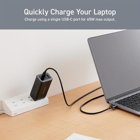 كتلة شاحن حائط USB C بقدرة 120 وات من ELECOM، 3 منافذ متعددة GaN II Smart PD، شحن فائق السرعة، محول طاقة مدمج لأجهزة متعددة، أجهزة الكمبيوتر المحمولة، الأجهزة اللوحية، iPhone، iPad، ساعة، مكبرات الصوت، Airpods - أسود in Saudi Arabia