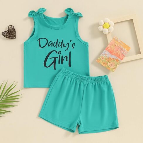 Thorn Tree Toddler Girl Shorts Set Summer Times Sleeveless T-Shirt Watermelon/Floral Shorts Little Girls Outfits Clothes in Saudi Arabia