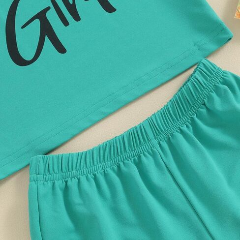 Thorn Tree Toddler Girl Shorts Set Summer Times Sleeveless T-Shirt Watermelon/Floral Shorts Little Girls Outfits Clothes in Saudi Arabia