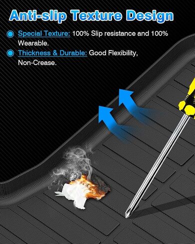 Cartist Cargo Liner Compatible with Audi Q3 2019-2023 2024 Accessories All Weather Trunk Mat for Q3 Carpet Protection TPE Heavy Duty in Saudi Arabia
