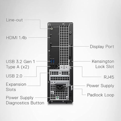 كمبيوتر مكتبي Dell Inspiron 3020 i5 الأحدث، Intel i5 13400 (Beats Intel i7 12700)، ذاكرة الوصول العشوائي 64 جيجابايت، 1 تيرابايت PCIe SSD، HDMI، DisplayPort، RJ45، لوحة مفاتيح وماوس سلكي، واي فاي، بلوتوث، Windows 11 Pro، أزرق in Saudi Arabia
