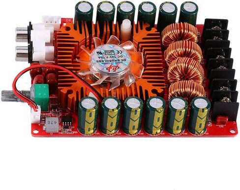 YWBL-WH TDA7498E Amplifier Board,160W+160W High Power Dual Channel Audio Stereo Power Amplifier Board Module, Electronic Components in Saudi Arabia