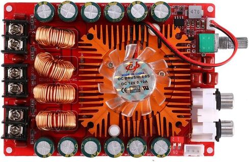 YWBL-WH TDA7498E Amplifier Board,160W+160W High Power Dual Channel Audio Stereo Power Amplifier Board Module, Electronic Components in Saudi Arabia