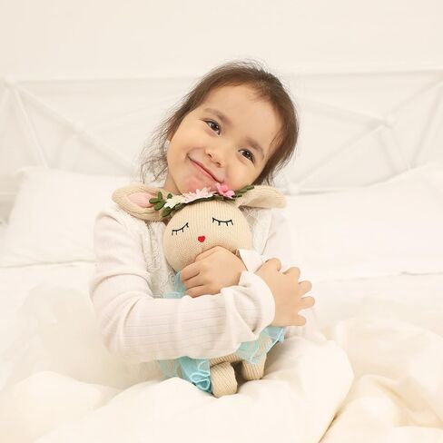 Ballerina Doll Easter Stuffed Animal Bunny Stuffed Animal Easter Plush Animal Doll, Plush Toy Bunny Stuffed Animals for Girls Easter Stuffed Animal on Birthday Christmas in Saudi Arabia