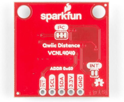 اندلاع مستشعر القرب SparkFun - 20 سم، VCNL4040 (Qwiic) وجود الأشعة تحت الحمراء ومستشعر الإضاءة المحيطة باستخدام VCNL4040، وحدات متكاملة مختلفة، جهد التشغيل: 3.3 فولت in Saudi Arabia