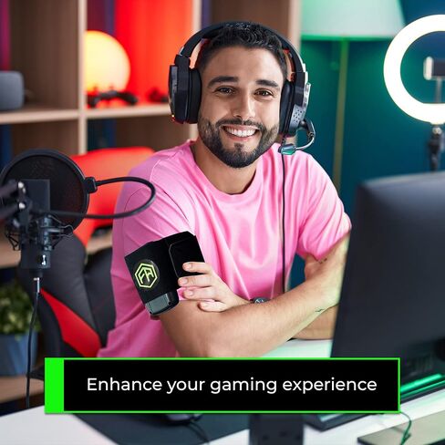 Wearable Hands-Free Arm Compression Massager for Gamers to Reduce Shoulder Pain, Elbow Pain, Wrist Pain, Finger Pain. Black, Battery-Operated Model FA-1 Devices in Saudi Arabia