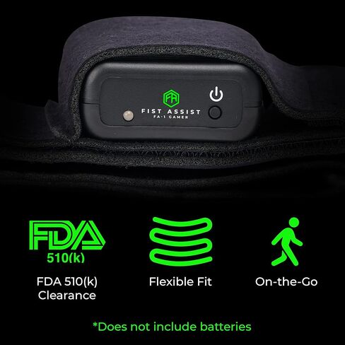 Wearable Hands-Free Arm Compression Massager for Gamers to Reduce Shoulder Pain, Elbow Pain, Wrist Pain, Finger Pain. Black, Battery-Operated Model FA-1 Devices in Saudi Arabia