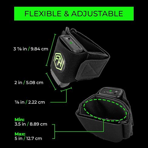 Wearable Hands-Free Arm Compression Massager for Gamers to Reduce Shoulder Pain, Elbow Pain, Wrist Pain, Finger Pain. Black, Battery-Operated Model FA-1 Devices in Saudi Arabia