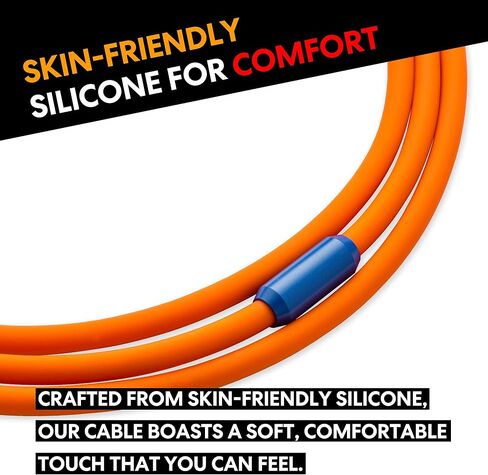 Ultra-Durable 100W 4ft Fast Silicone C to C Charging Cable- Orange for iPhone 15/15Pro/15ProMax MacBook Pro 2020,iPad Pro 2020, iPad Air 4,Samsung Galaxy S23 in Saudi Arabia