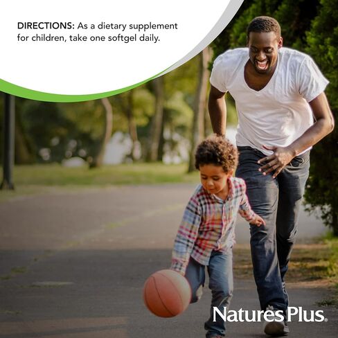 Natures Plus Childrens Vita-Gels - 180 كبسولة هلامية سهلة البلع - نكهة البرتقال الطبيعية - مكملات الفيتامينات والمعادن للأطفال - للصحة والطاقة - خالية من الغلوتين - 180 وجبة in Saudi Arabia