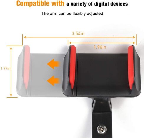 JeCar Multi-Functional Cellphone Holder, Radio Holder Walkie Talkie Bracket 2 in 1 Bolt-on Stand Bracket Compatible with Jeep Wrangler 2018-2023 JL JLU & 2020-2023 Gladiator JT, Black in Saudi Arabia