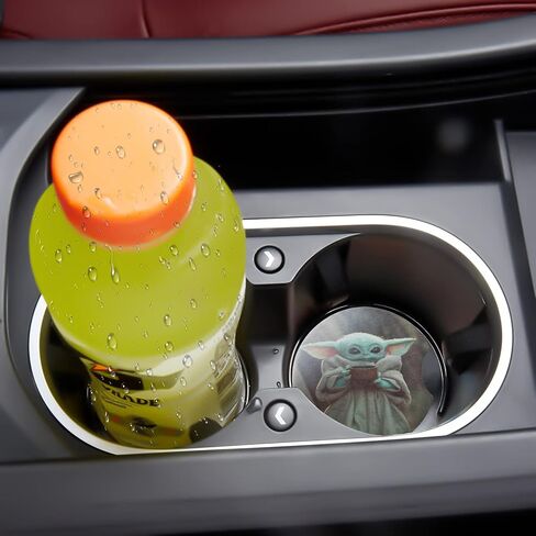 سيارة cupholder كوستر ماصة 2 حزمة بارد عصري أنيمي الجناح تصميم المطاط جديد حامل كأس السيارات صائق اكسسوارات الديكور للنساء الرجال BD339 in Saudi Arabia
