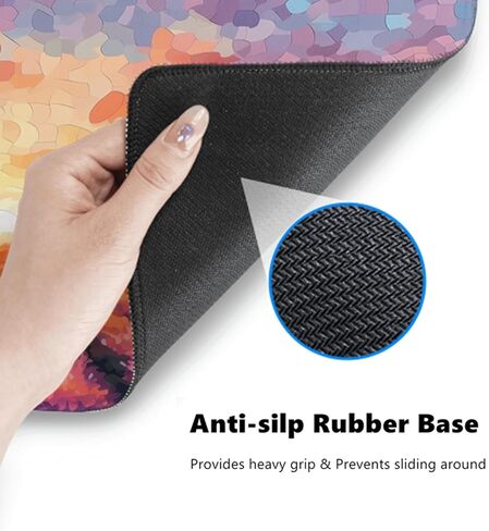 Blue Sky Mouse Pads for Desk, Keyboard and Mouse Pad, Desk Pad Mat, Waterproof Desk Pad with Non-Slip Base and Stitched Edge for Gaming Work Home Office (31.5x15.7x0.12inch) in Saudi Arabia