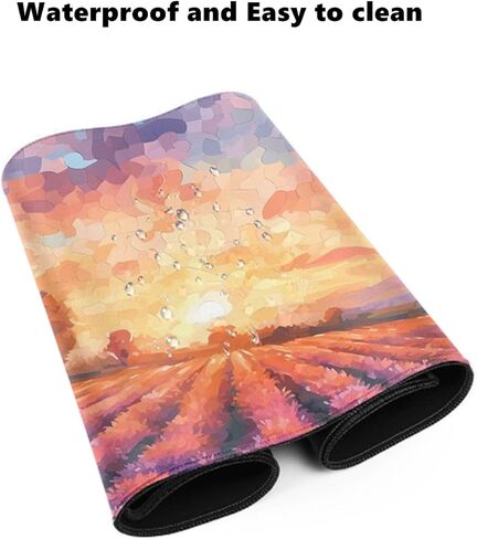 Blue Sky Mouse Pads for Desk, Keyboard and Mouse Pad, Desk Pad Mat, Waterproof Desk Pad with Non-Slip Base and Stitched Edge for Gaming Work Home Office (31.5x15.7x0.12inch) in Saudi Arabia