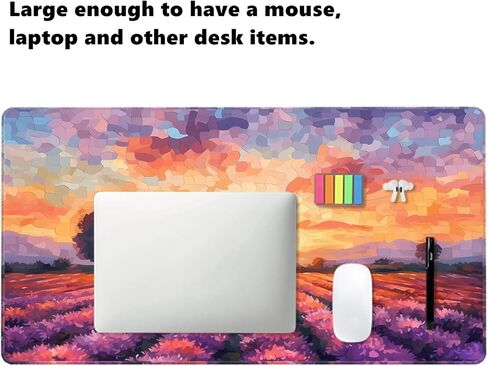Blue Sky Mouse Pads for Desk, Keyboard and Mouse Pad, Desk Pad Mat, Waterproof Desk Pad with Non-Slip Base and Stitched Edge for Gaming Work Home Office (31.5x15.7x0.12inch) in Saudi Arabia