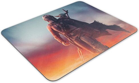 Baby Yoda Mouse Pad, Rectangular Non-Slip Rubber Mouse Pad, Used for Office Work and Home Gaming Mouse Pad, 9.5“ x 7.9" x 0.1“ in Saudi Arabia