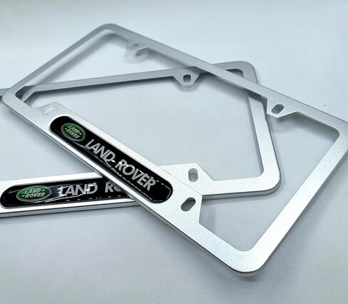 2PCS License Plate Frames for Honda,2 Holes License Plate Holder,Aluminum Alloy Weather Proof License Plate Covers with Screw Caps Cover Set Car Accessories (QDCPJ-029) in Saudi Arabia