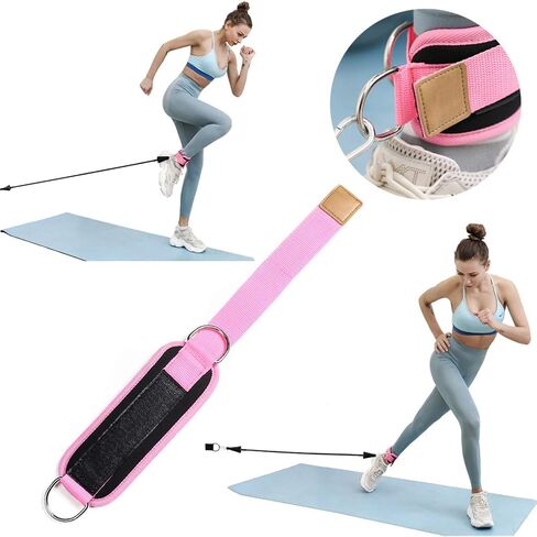 Ankle Straps with Door Anchor - Improve Ankle & Leg Strength, Home Fitness Equipment Ankle Resistance Bands, Door Flexibility Trainer, Adjustable Ankle Cuffs Exercise Bands for Women & Men in Saudi Arabia
