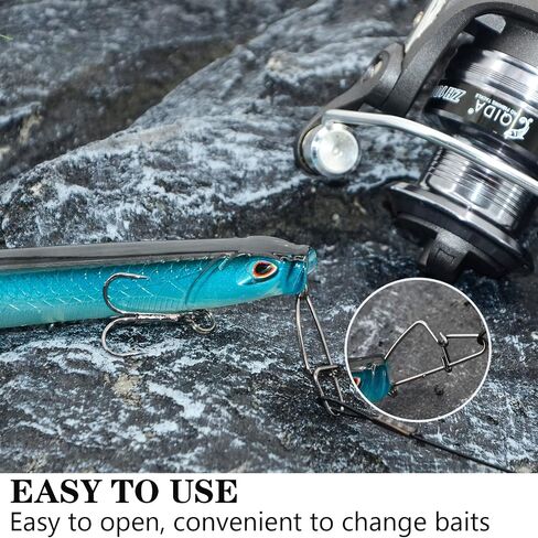 YOTO Steel Fishing Leaders Wire丨125LB Heavy Duty Saltwater Fish Leader丨High Strength Leader with Swivel and Snap in Saudi Arabia