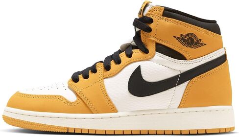 Jordan Big Kid's 1 Retro High OG Yellow Ochre/Black-Sail (FD1437 701) in Saudi Arabia