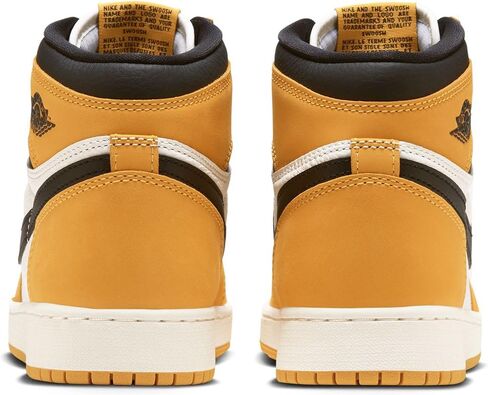Jordan Big Kid's 1 Retro High OG Yellow Ochre/Black-Sail (FD1437 701) in Saudi Arabia