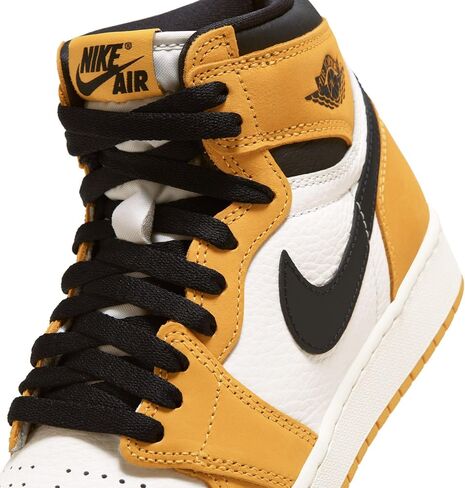 Jordan Big Kid's 1 Retro High OG Yellow Ochre/Black-Sail (FD1437 701) in Saudi Arabia