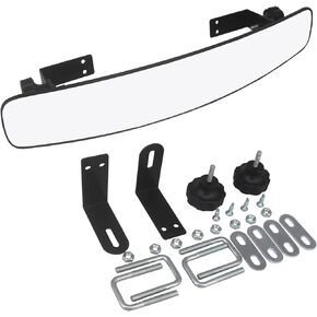 Golf Cart Rear View Mirror 16.5 Inch Extra Wide Panoramic Golf Cart Rear View Mirror Fit for EZGO, Yamaha, Club Car
