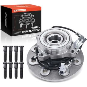 A-Premium 2 x Front Wheel Bearing and Hub Assembly with ABS Compatible with Dodge Ram 2500 1998-1999, 4WD & 4-Wheel ABS Only