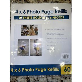 Thompson Photo Album Refills, 4in. x 6in, 20 Pages