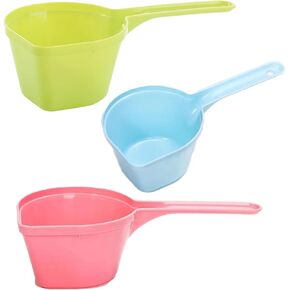 3PCS Dog Food Scoop, 1 Cup Dog Food Scoop for Water or food Plastic Pet Food Scoop Dogs Cats Birds and Rabbits