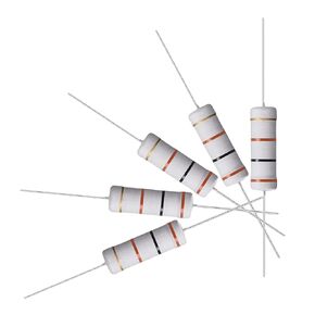 uxcell 30Pcs 30K Ohm Resistor, 5W 5% Tolerance Metal Oxide Film Resistors, Axial Lead, Flame Proof for DIY Electronic Projects and Experiments