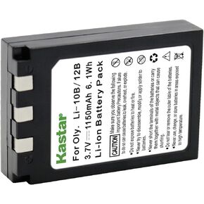 Kastar Camera Battery Replacement for Olympus Li-10B Li-12B, Sanyo DB-L10 and Stylus 300 400 410 500 600 800 810 1000 Digital Camedia C-50 C-60 C-70 C-470 C-760 C-765 C-770 Zoom X-1 X-2 X-3 X-5000