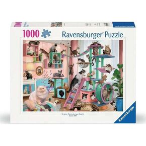 Ravensburger Cat Tree Heaven 1000 Piece Jigsaw Puzzle for Adults - 12000875 - Handcrafted Tooling, Made in Germany, Every Piece Fits Together Perfectly