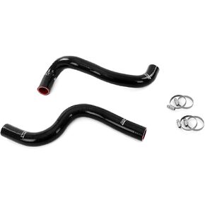 HPS Performance Black Silicone Radiator Hose Kit Coolant Compatible for 2011-2016 Toyota Sienna 3.5L V6, 57-2101-BLK