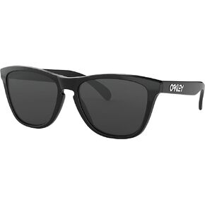 Oakley 24-306 Frogskins Sunglasses Polished Black w/Crystal Grey 24 306 55mm Authentic