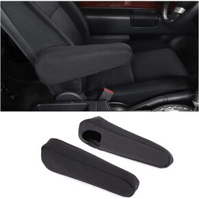 Fit for Toyot@ FJ Cruiser 2007-2021 Seat Armrest Cover, Left and Right Seat Side Armrest Cover, Leather Seat Side Armrest Cover Protection Accessories, 2PCS (Flat Cloth Fabric)