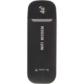 4G USB WiFi Adapter, 4G Mobile WiFi Router Portable Wireless Network Adapter, USB Powered Travel WiFi Hotspot 4G LTE Router, Supports 10 Device Connections