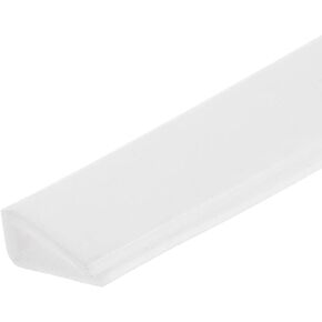 Edge Trims (3M/9.84Feet) 1Pcs, Silicone U Channel Fits 0.5-2.5mm Edge Seal Strip - for Home Doors Window, White