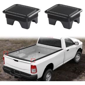 JDMON Replacement for Stake Pocket Cover Dodge Ram 1500 2500 2019 2020 2021 Rear Truck Bed Rail Stake Pocket Cover 2Pcs