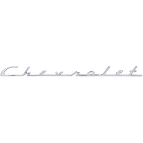 United Pacific C4032 Chrome Diecast “Chevrolet" Script Trunk Emblem for 1954 Chevy Bel-Air & 210/15, Metal Emblem, 13 3/8" Long – ONE Emblem